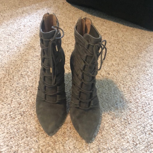 Joie grey suede booties - Picture 1 of 3